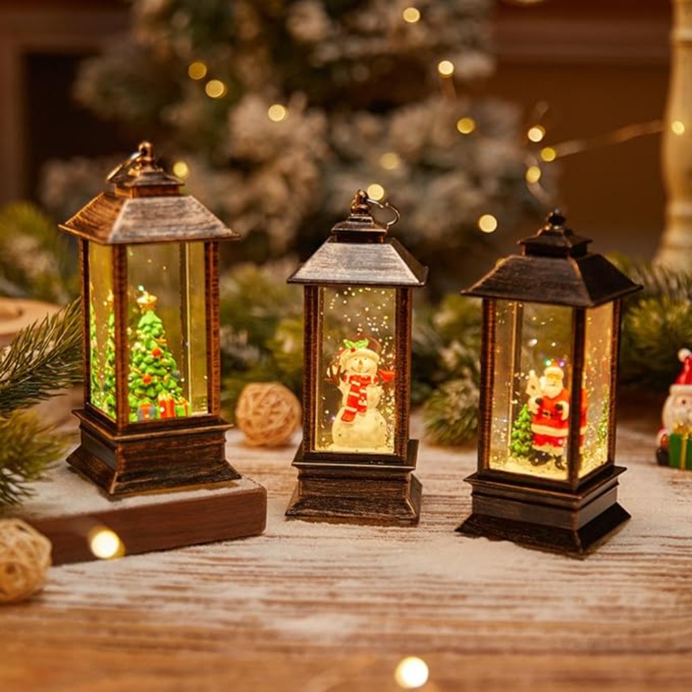 Outdoor Lighting For Home - Christmas LED Light Lantern Decoration Little