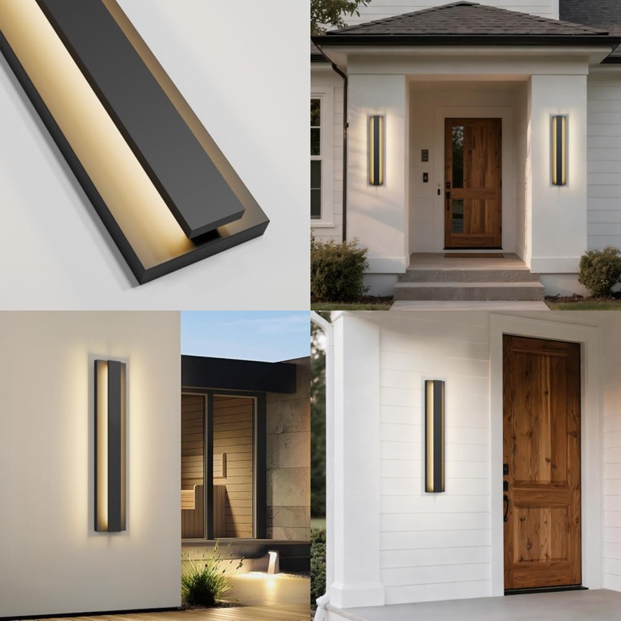 Wall Lighting Outdoor - LamQee 23.6 ch Modern Outdoor Wall