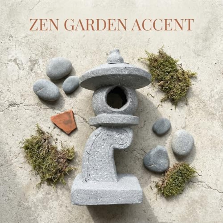 14'' High Asian Solar-Powered  - Outdoor Zen Lighting 评论和价格