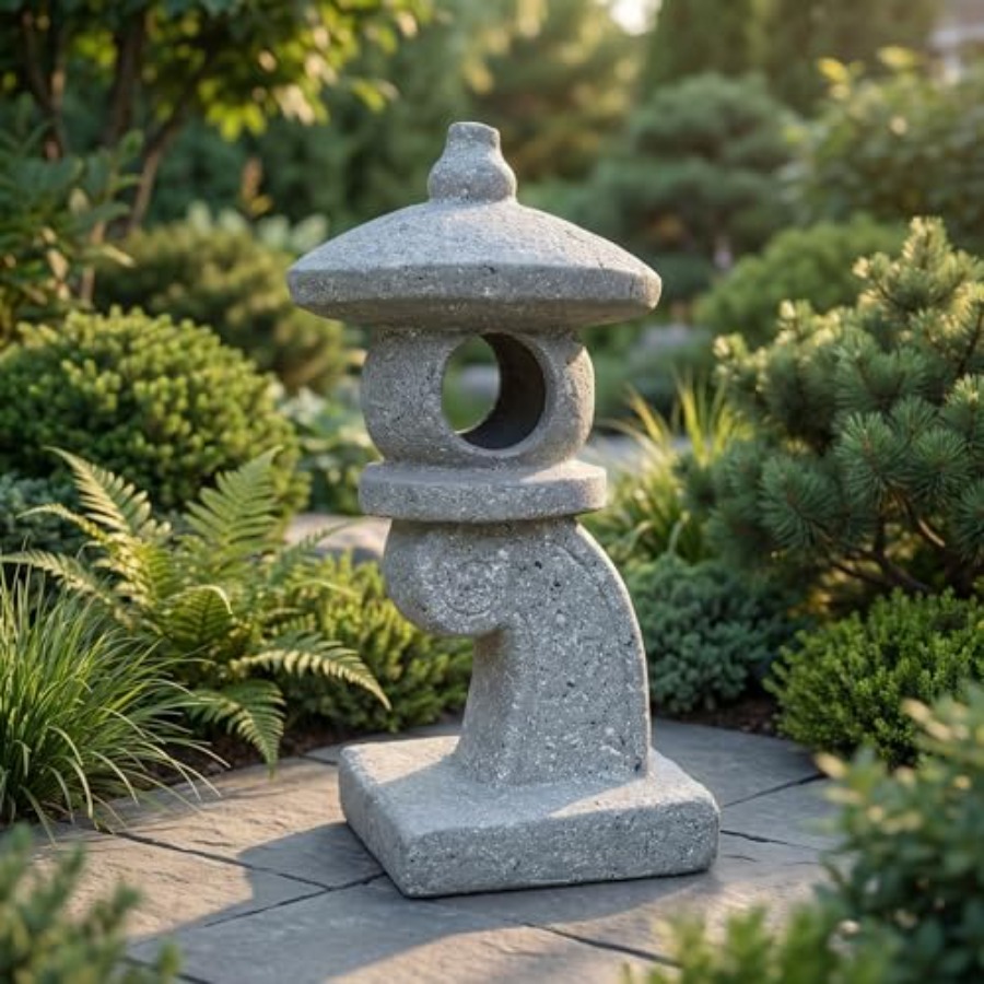 14'' High Asian Solar-Powered  - Outdoor Zen Lighting 评论和价格