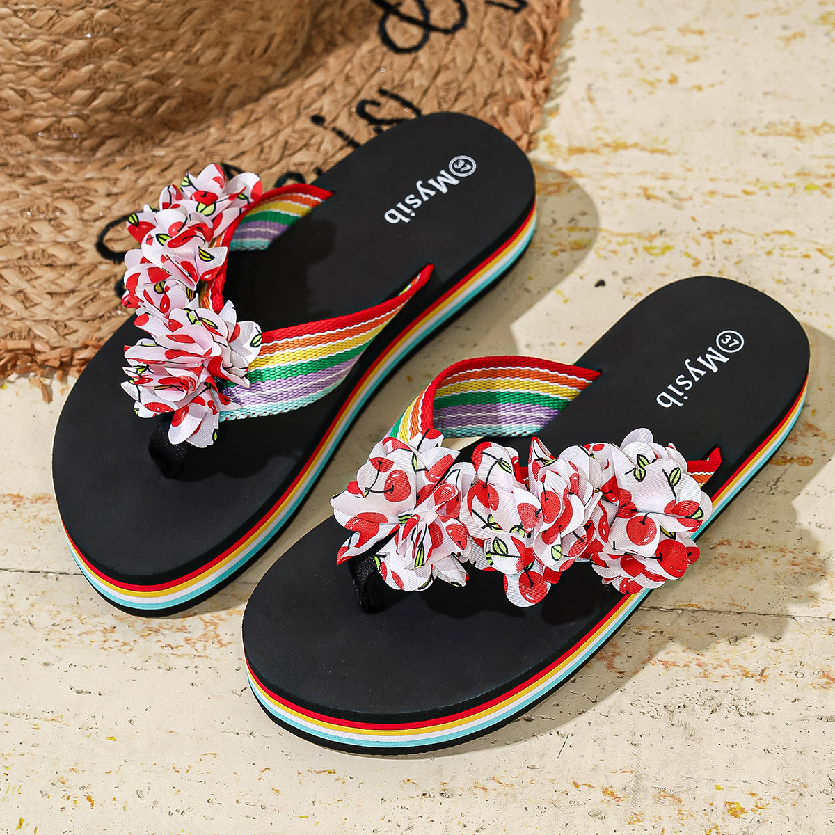 Women Slippers Summer Beach Fl - Outdoor Lighting For Your House 评论和价格