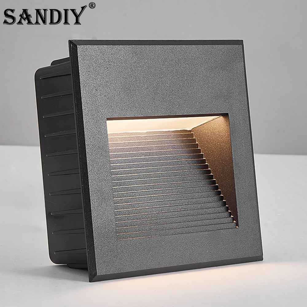 SANDIY Recessed Outdoor Wall S - Outdoor Lighting Low Voltage 评论和价格