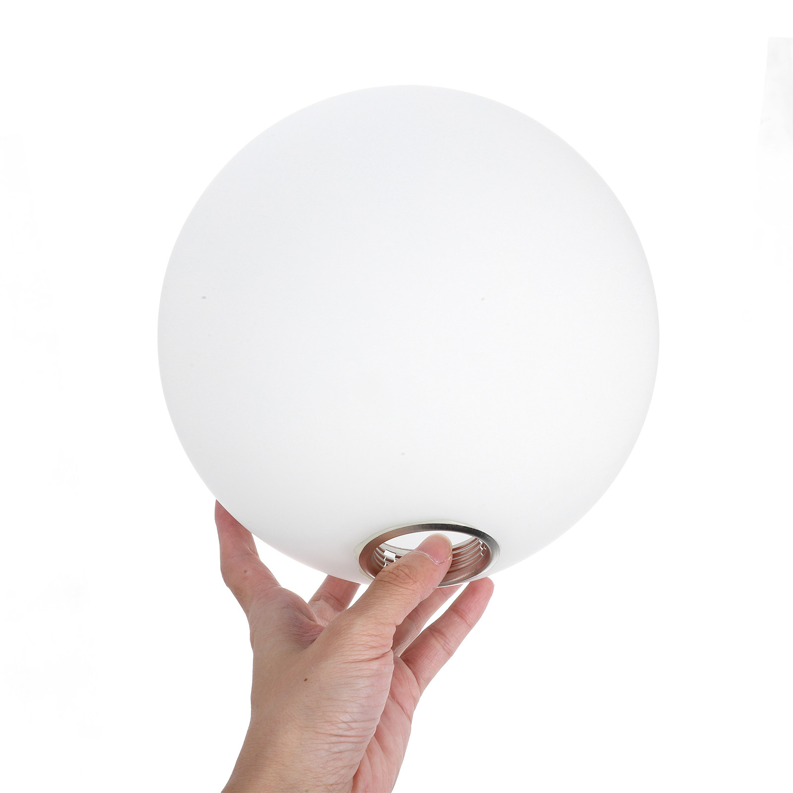 White Frosted Glass Globe Lamp - Outdoor Lighting Glass Replacement 评论和价格