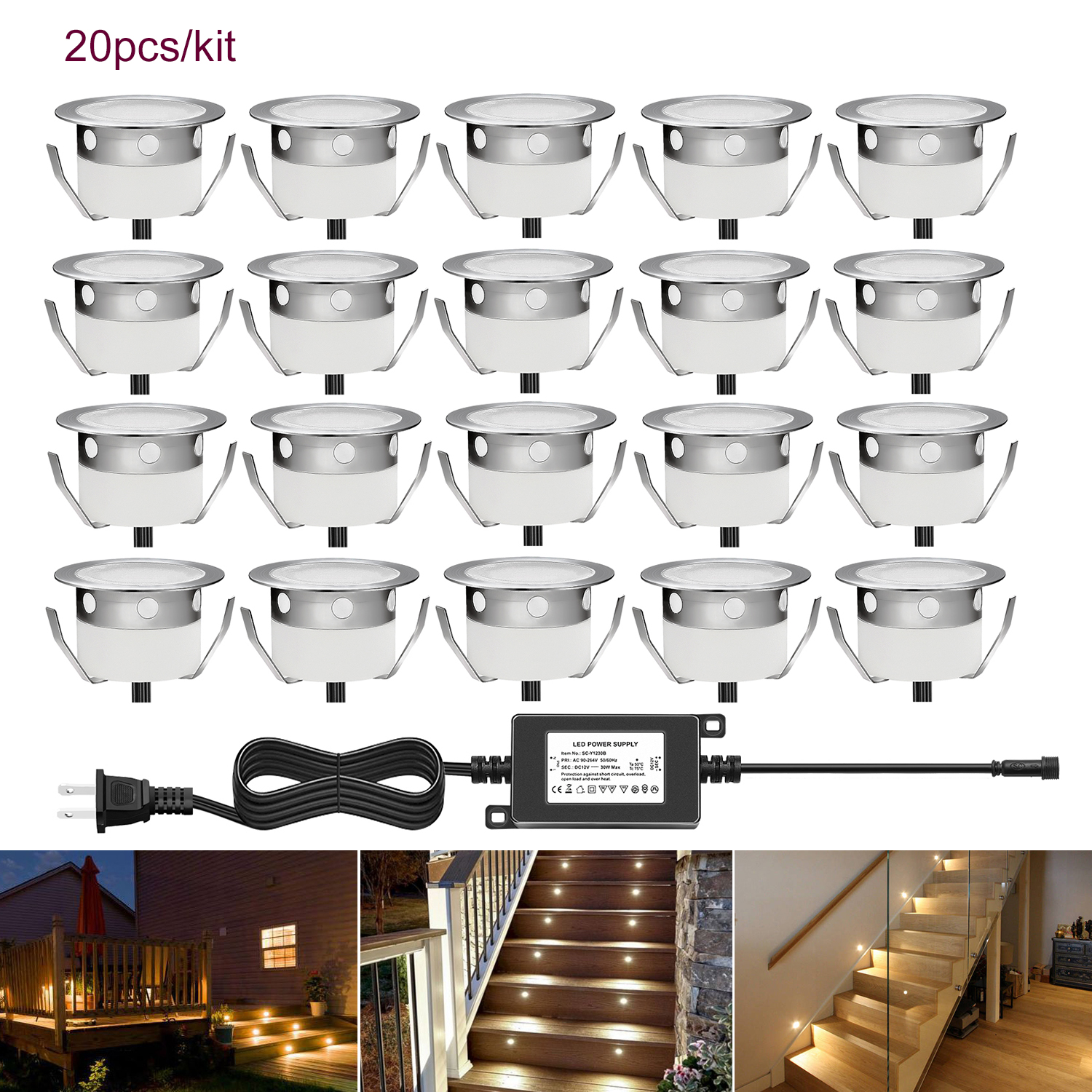 QACA LED Low Voltage Recessed  - Outdoor Lighting Low Voltage 评论和价格