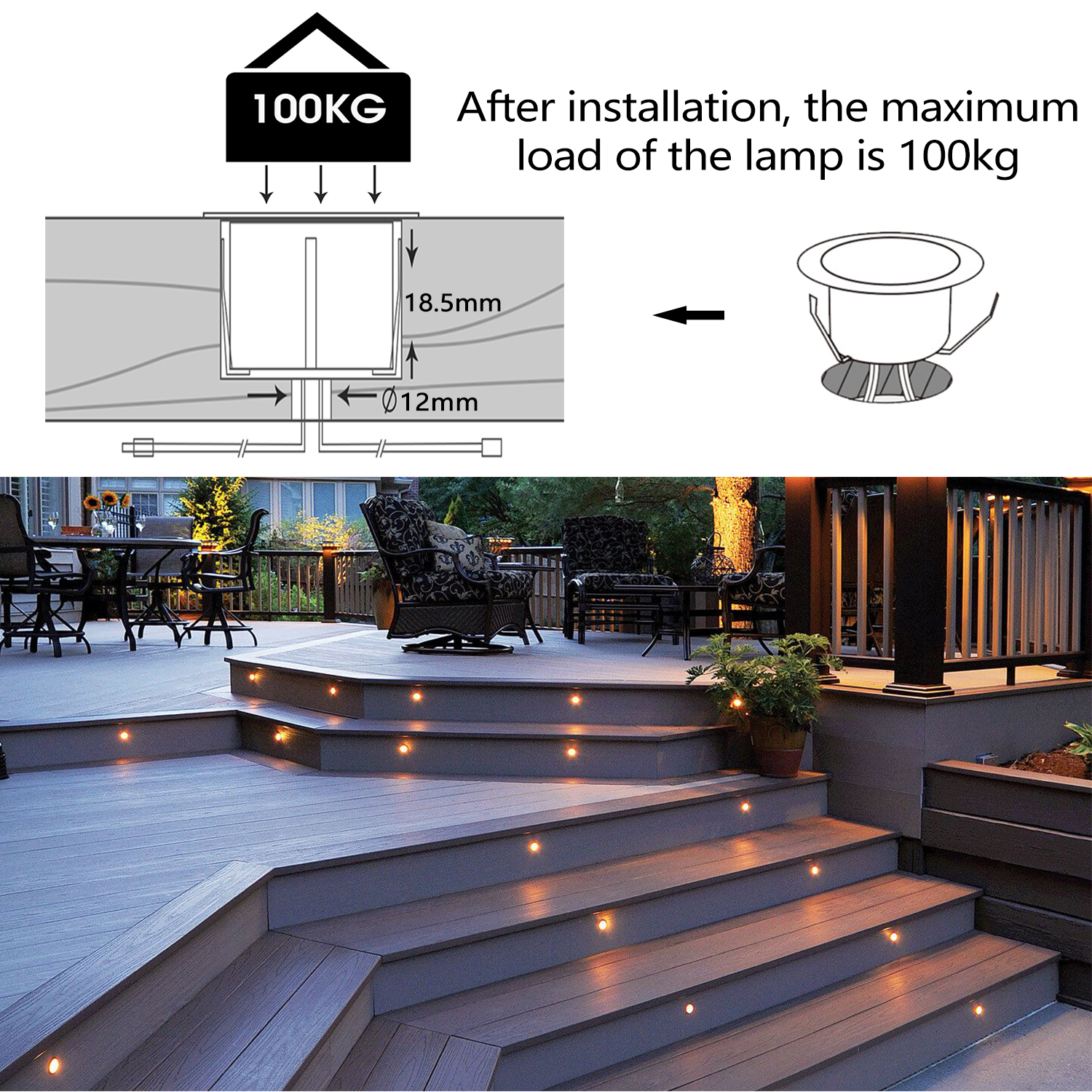 QACA LED Low Voltage Recessed  - Outdoor Lighting Low Voltage 评论和价格