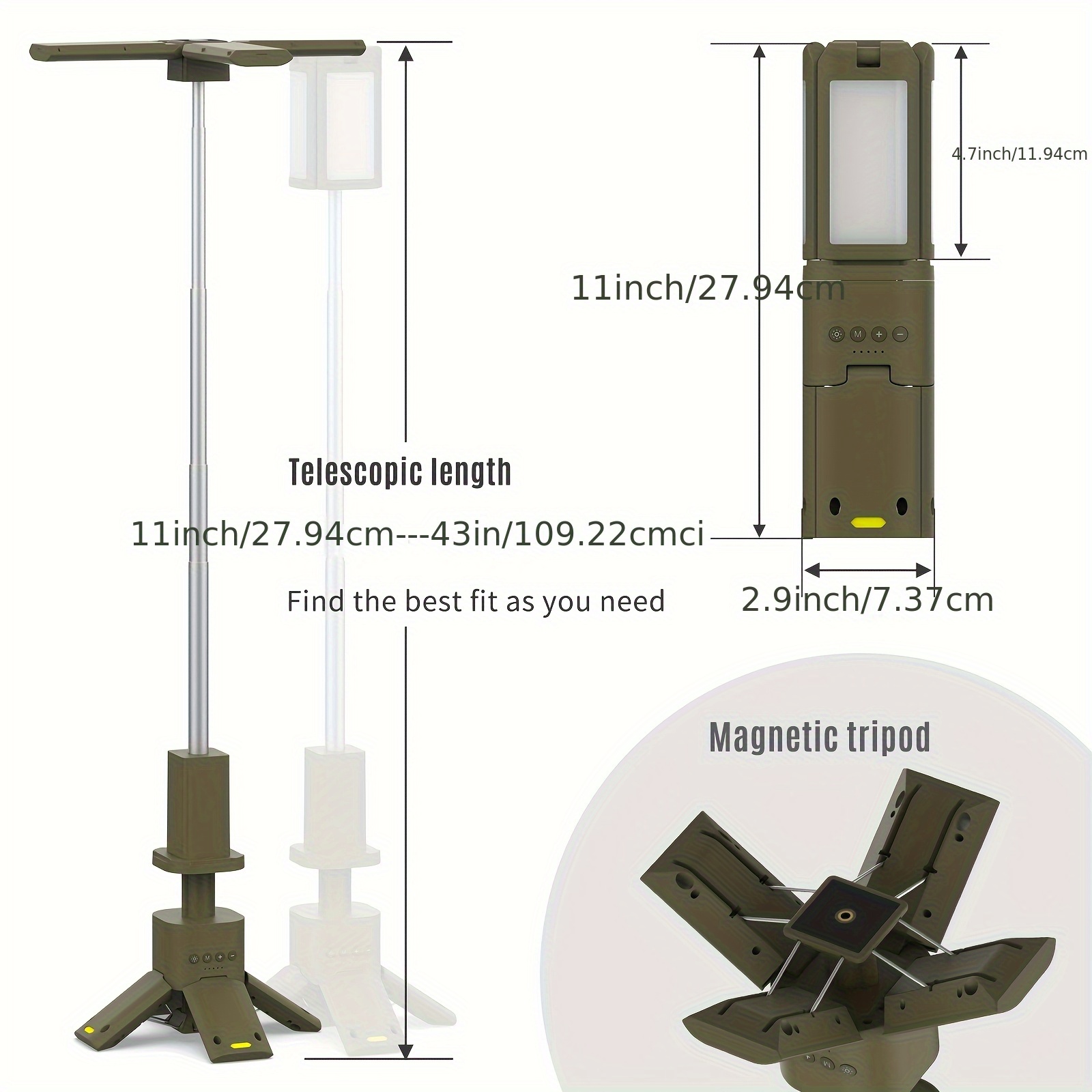 Camping Lantern, 14000mAh Rech - Outdoor Lighting For Home 评论和价格