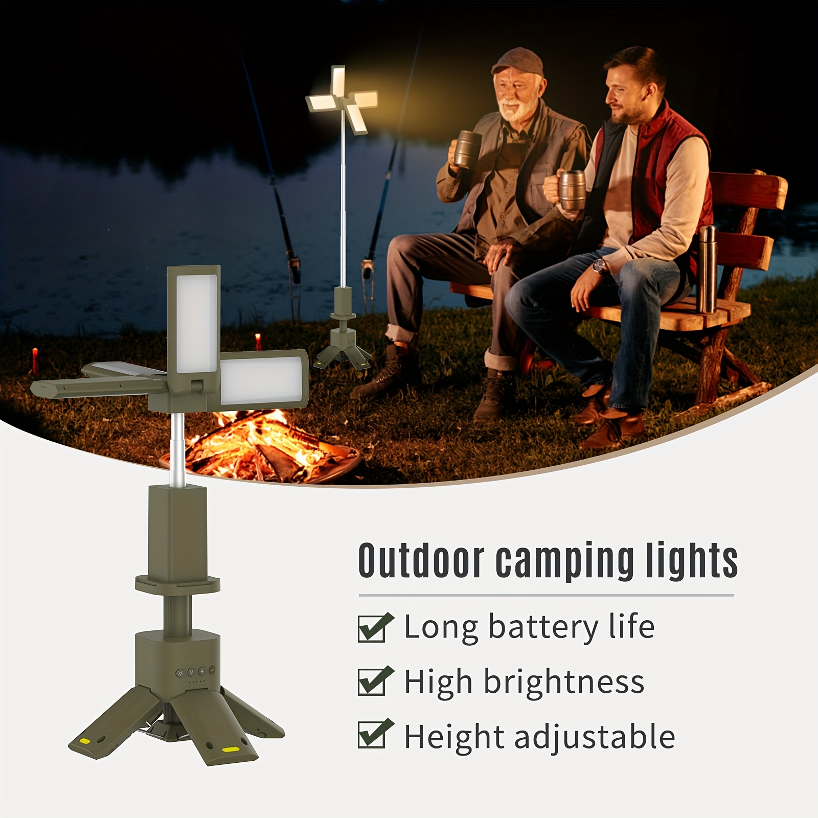 Camping Lantern, 14000mAh Rech - Outdoor Lighting For Home 评论和价格