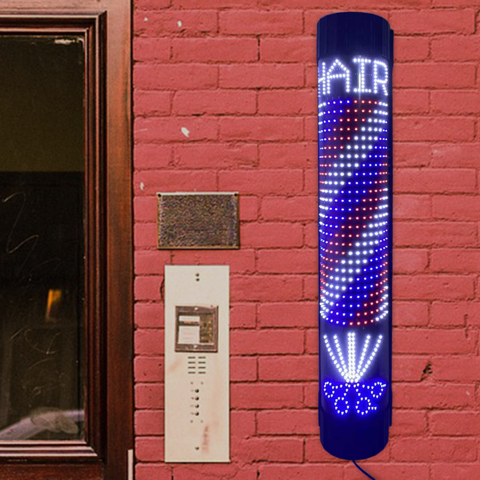 Barber Pole LED Light Rotating - Outdoor Lighting Unit 评论和价格