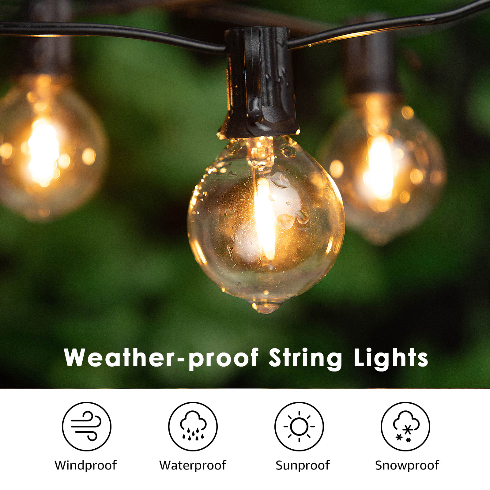 Sphoon Vintage G40 LED String  - Outdoor Lighting Driveway 评论和价格
