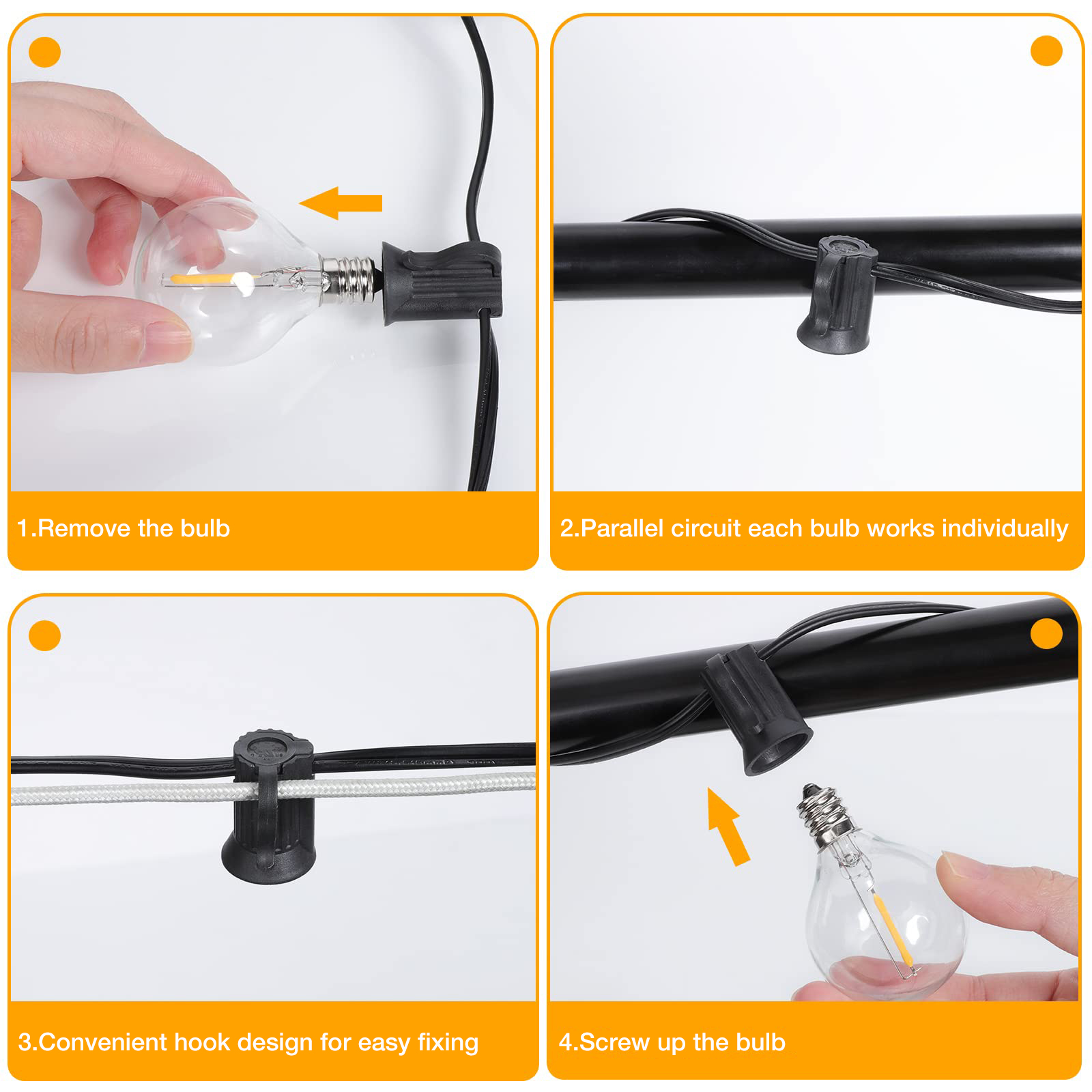 Sphoon Vintage G40 LED String  - Outdoor Lighting Driveway 评论和价格