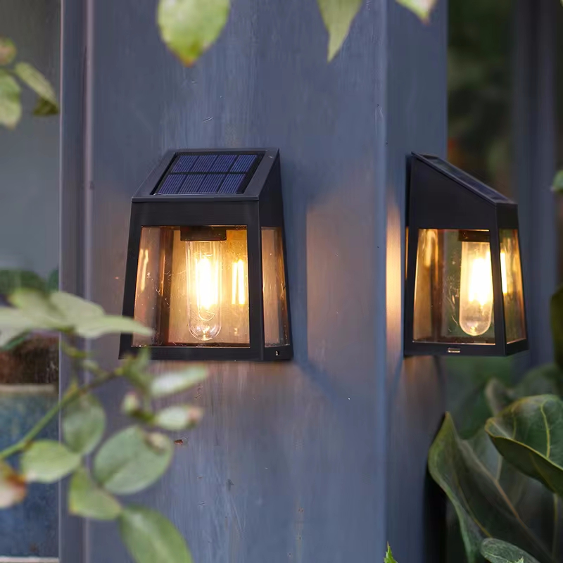 Solar Wall Light Outdoor Water - Outdoor Lighting Driveway 评论和价格