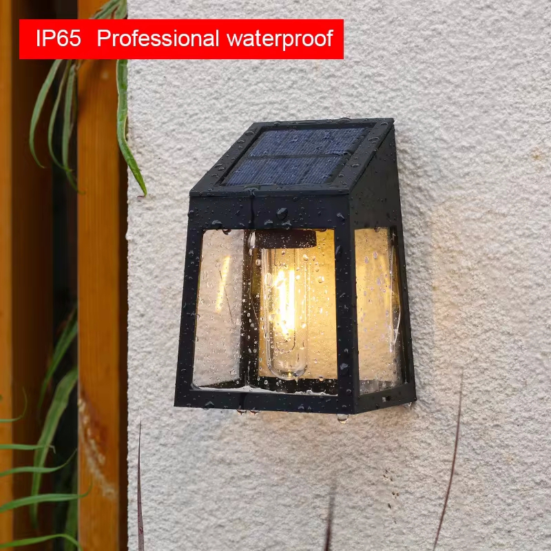 Solar Wall Light Outdoor Water - Outdoor Lighting Driveway 评论和价格