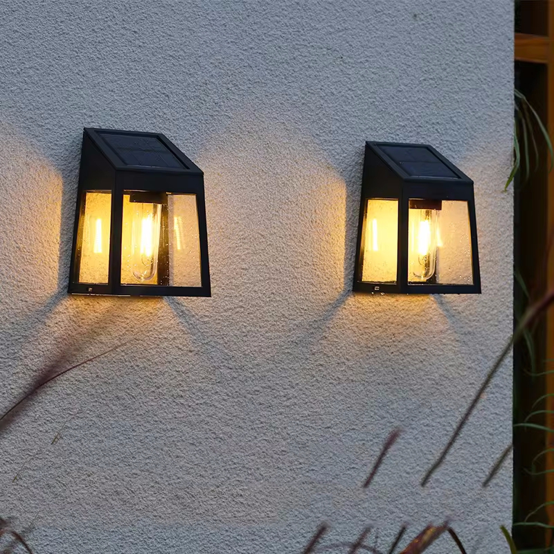 Solar Wall Light Outdoor Water - Outdoor Lighting Driveway 评论和价格