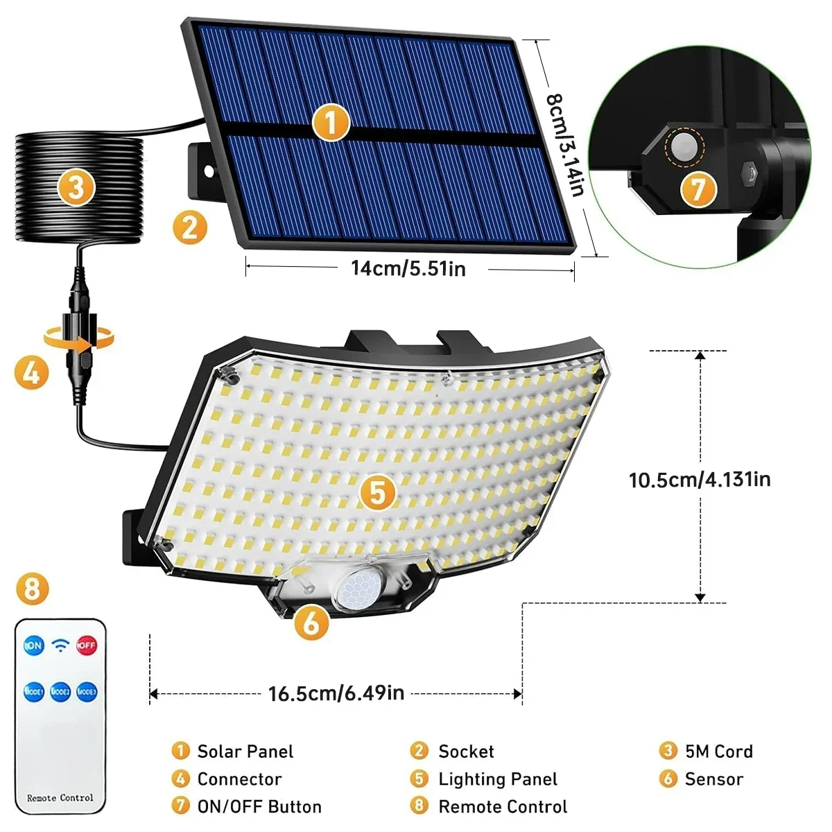 234LED Solar Outdoor Lights Mo - Wall Lighting Outdoor 评论和价格
