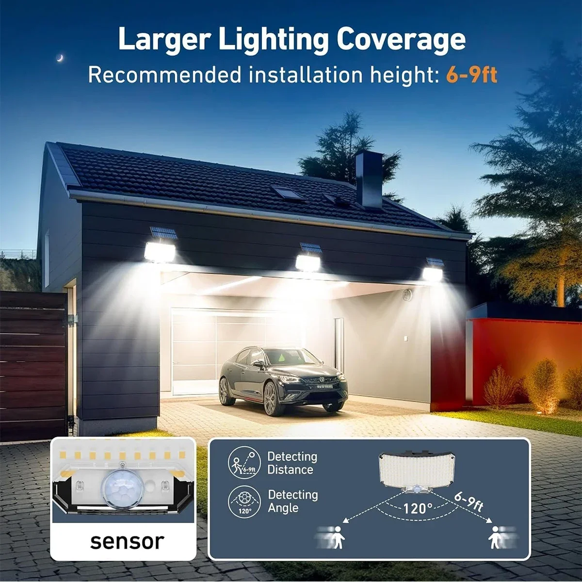 234LED Solar Outdoor Lights Mo - Wall Lighting Outdoor 评论和价格