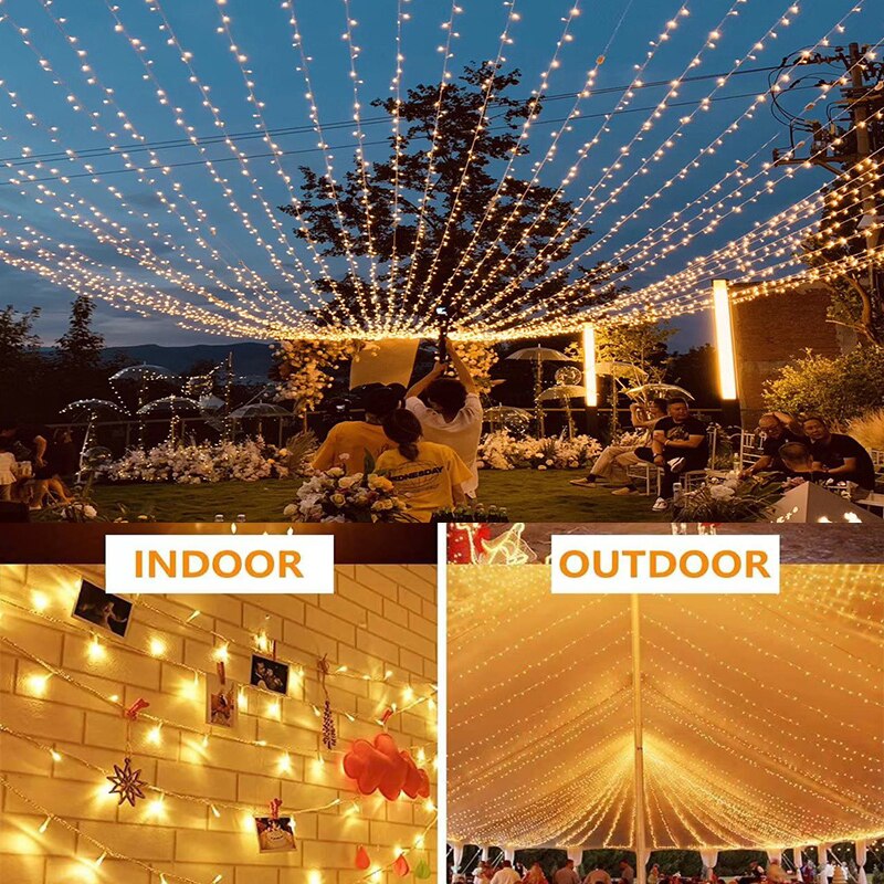Outdoor LED String Lights Garl - Outdoor Lighting Driveway 评论和价格