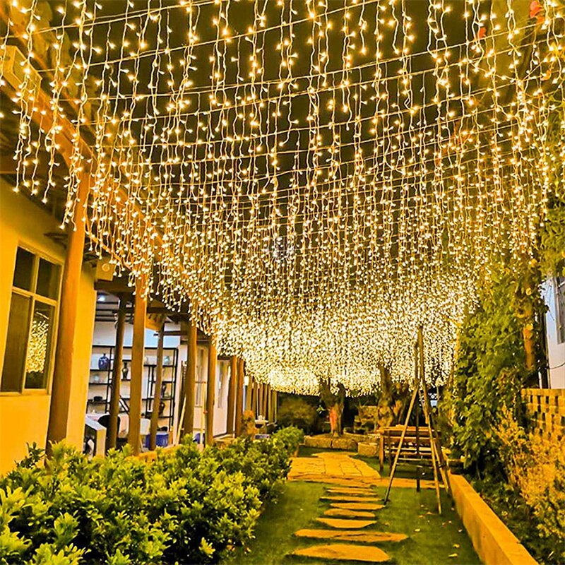 Outdoor LED String Lights Garl - Outdoor Lighting Driveway 评论和价格