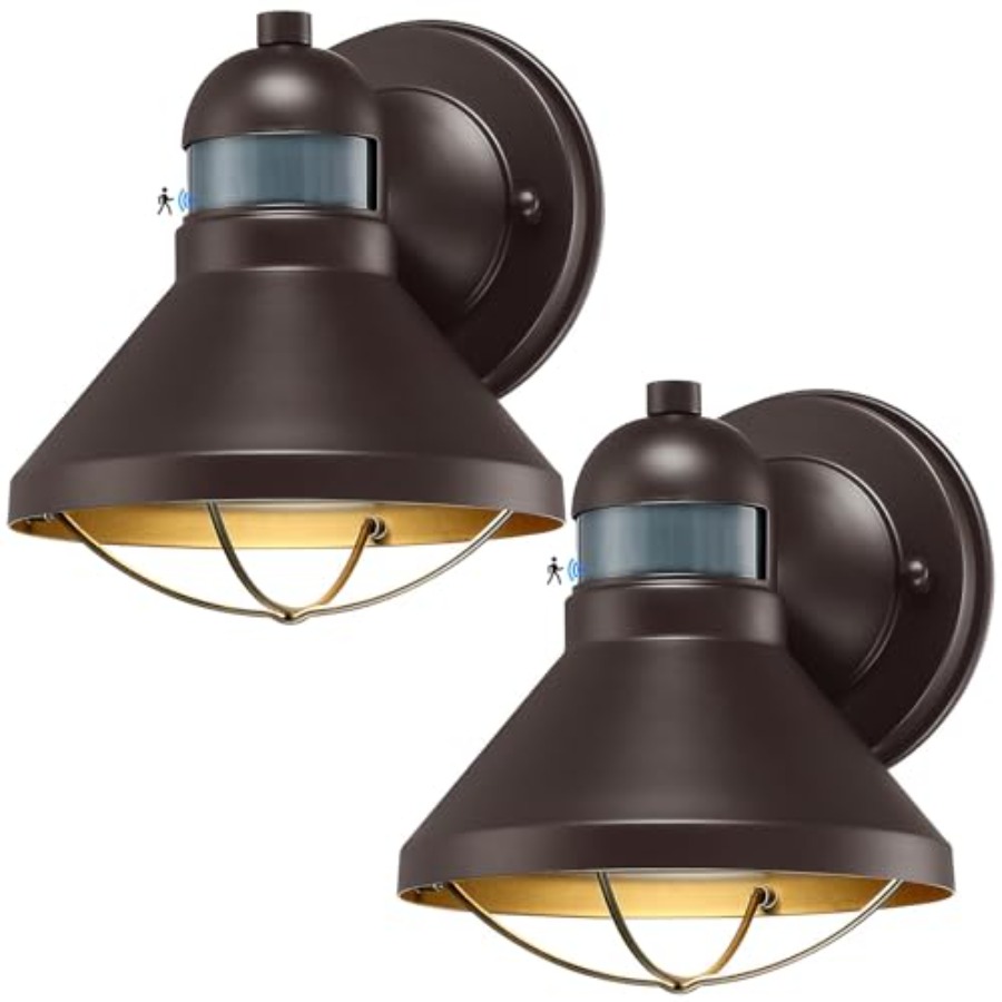 2 Pack Motion Sensor Outdoor L - Wall Lighting Outdoor 评论和价格