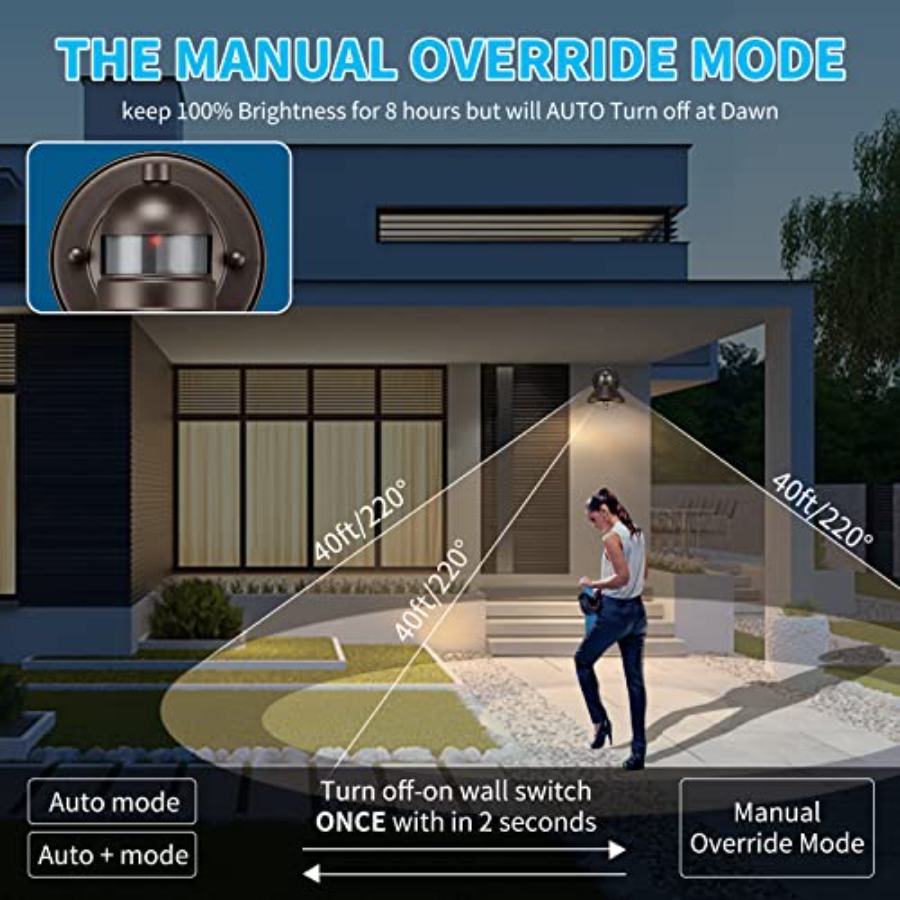 2 Pack Motion Sensor Outdoor L - Wall Lighting Outdoor 评论和价格