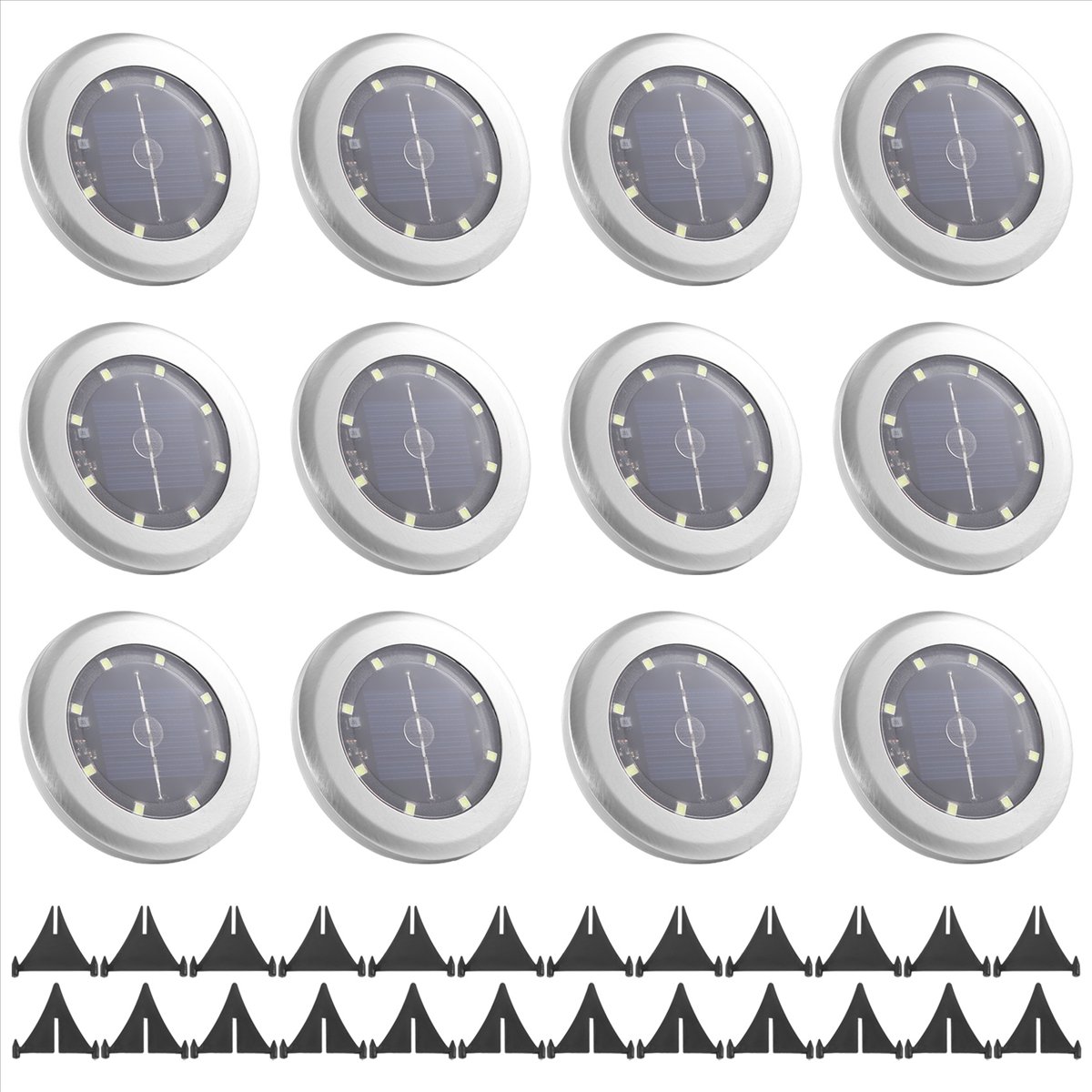 *A14E 12 Pack Solar Lights Out - Outdoor Lighting Driveway 评论和价格