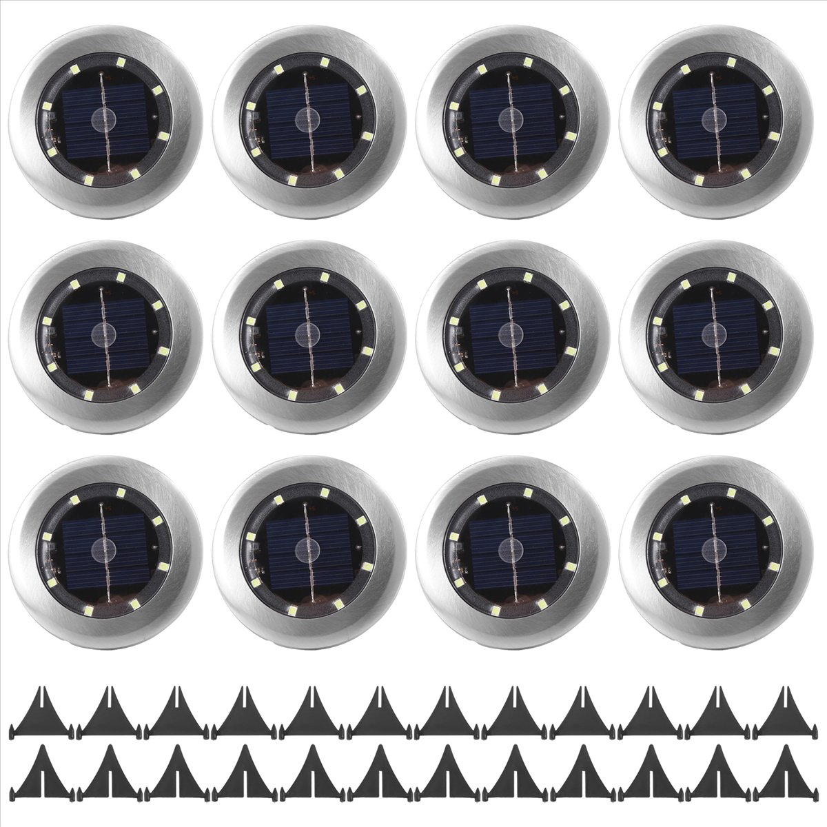 *A14E 12 Pack Solar Lights Out - Outdoor Lighting Driveway 评论和价格