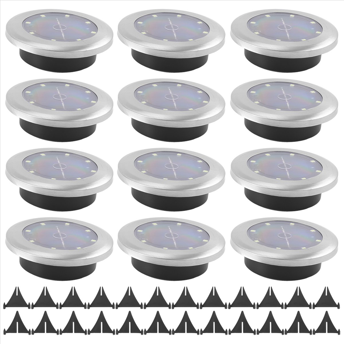*A14E 12 Pack Solar Lights Out - Outdoor Lighting Driveway 评论和价格