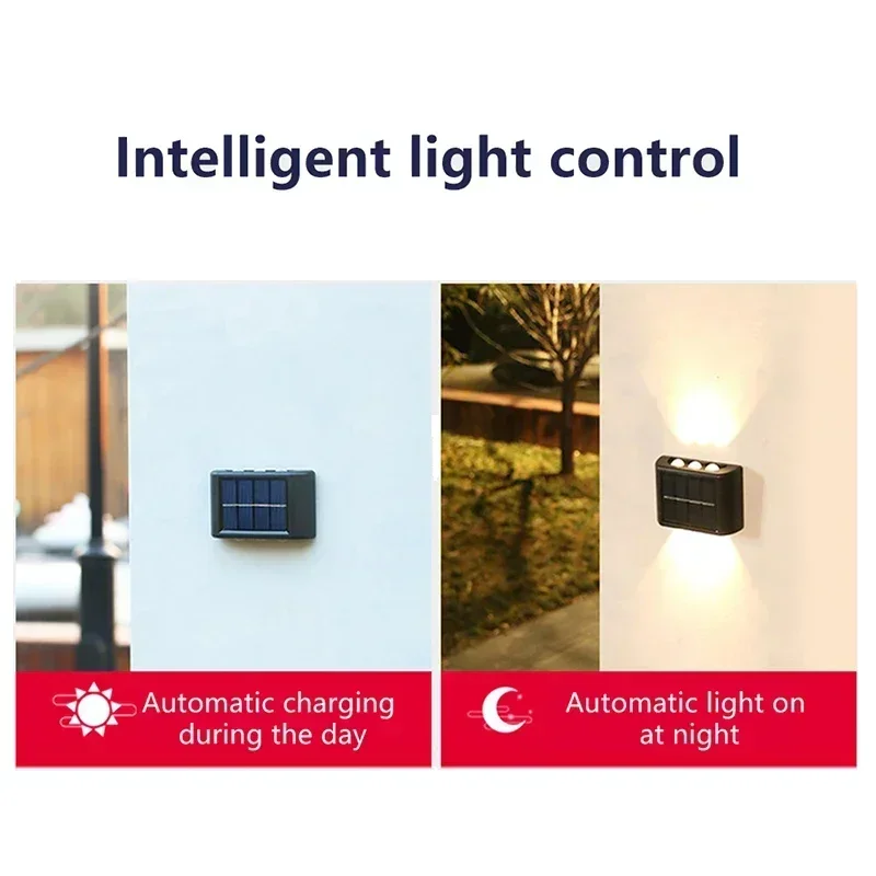 COB Solar Wall Lamp Outdoor Wa - Wall Lighting Outdoor 评论和价格
