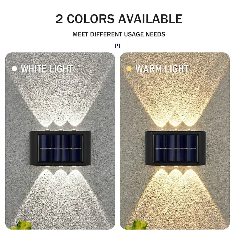 COB Solar Wall Lamp Outdoor Wa - Wall Lighting Outdoor 评论和价格