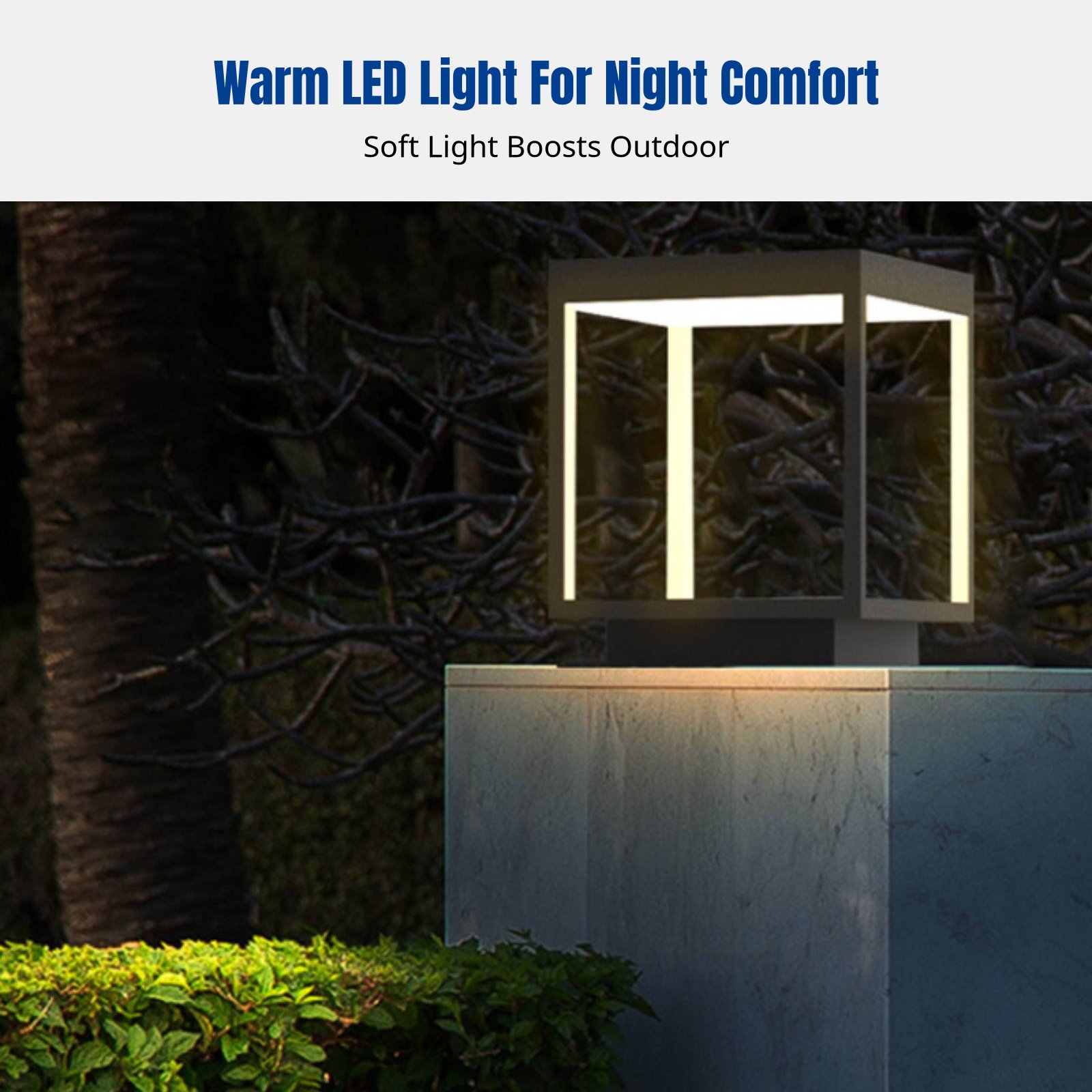 Outdoor Post Cap Light, Waterp - Wall Lighting Outdoor 评论和价格