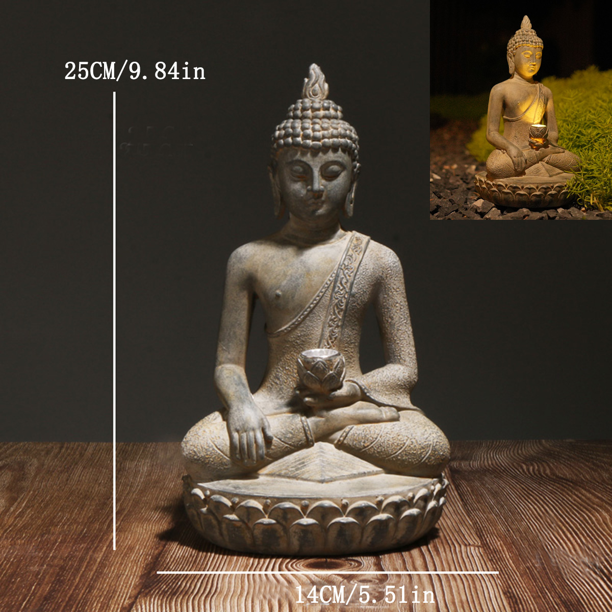 Zen-Inspired Solar-Powered Bud - Outdoor Zen Lighting 评论和价格