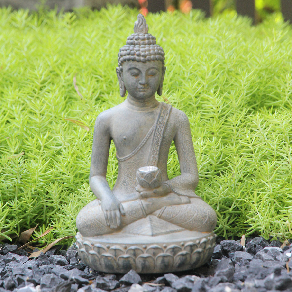 Zen-Inspired Solar-Powered Bud - Outdoor Zen Lighting 评论和价格