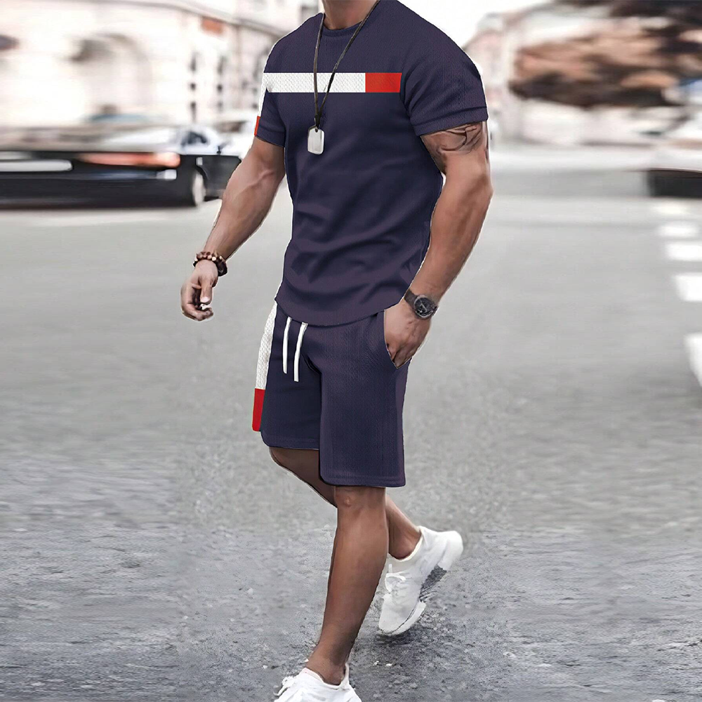 Men Two Piece Tracksuit Loose  - Outdoor Lighting For Home 评论和价格