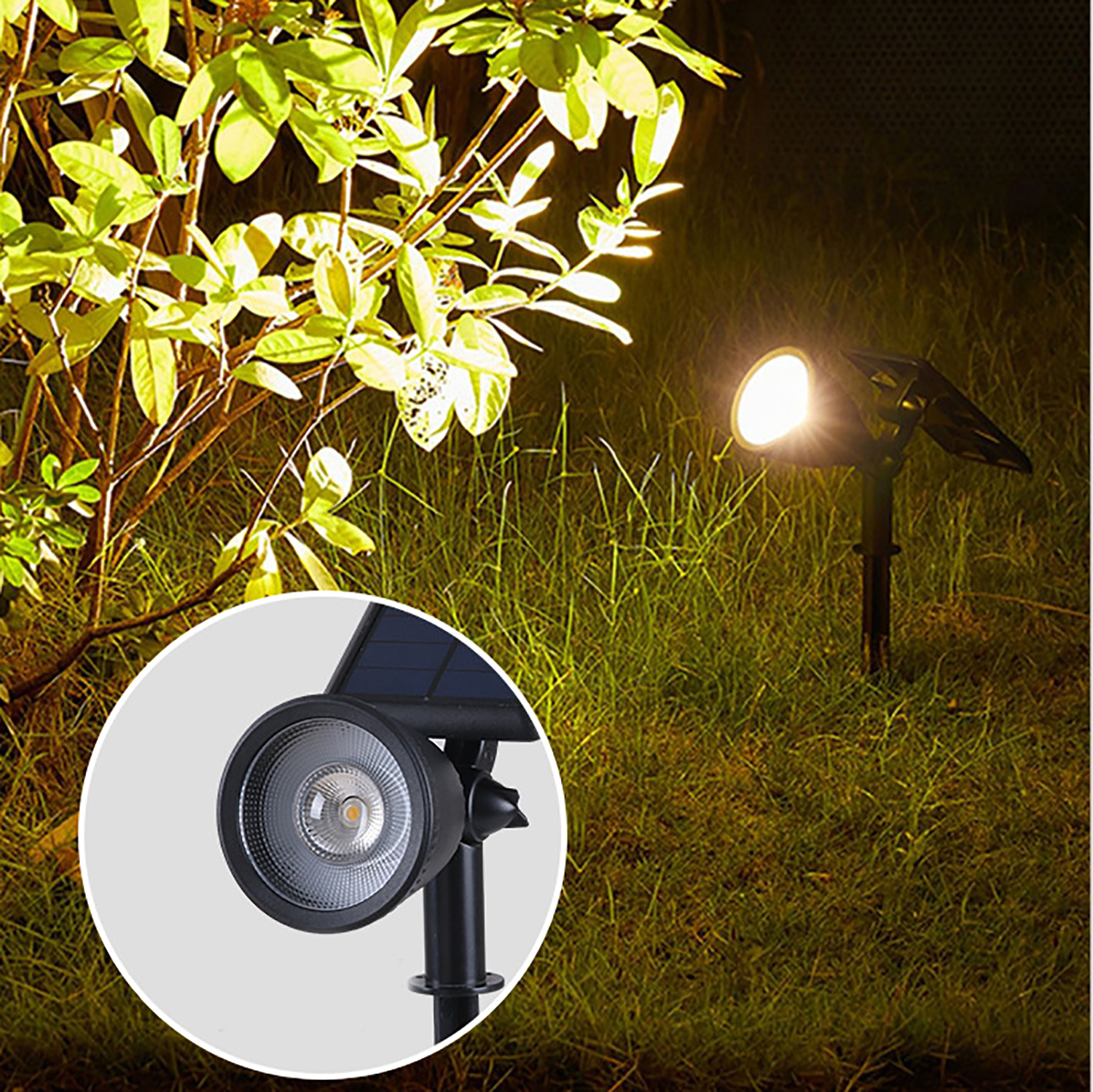 Solar Spotlights Outdoor Spot  - Outdoor Lighting Driveway 评论和价格