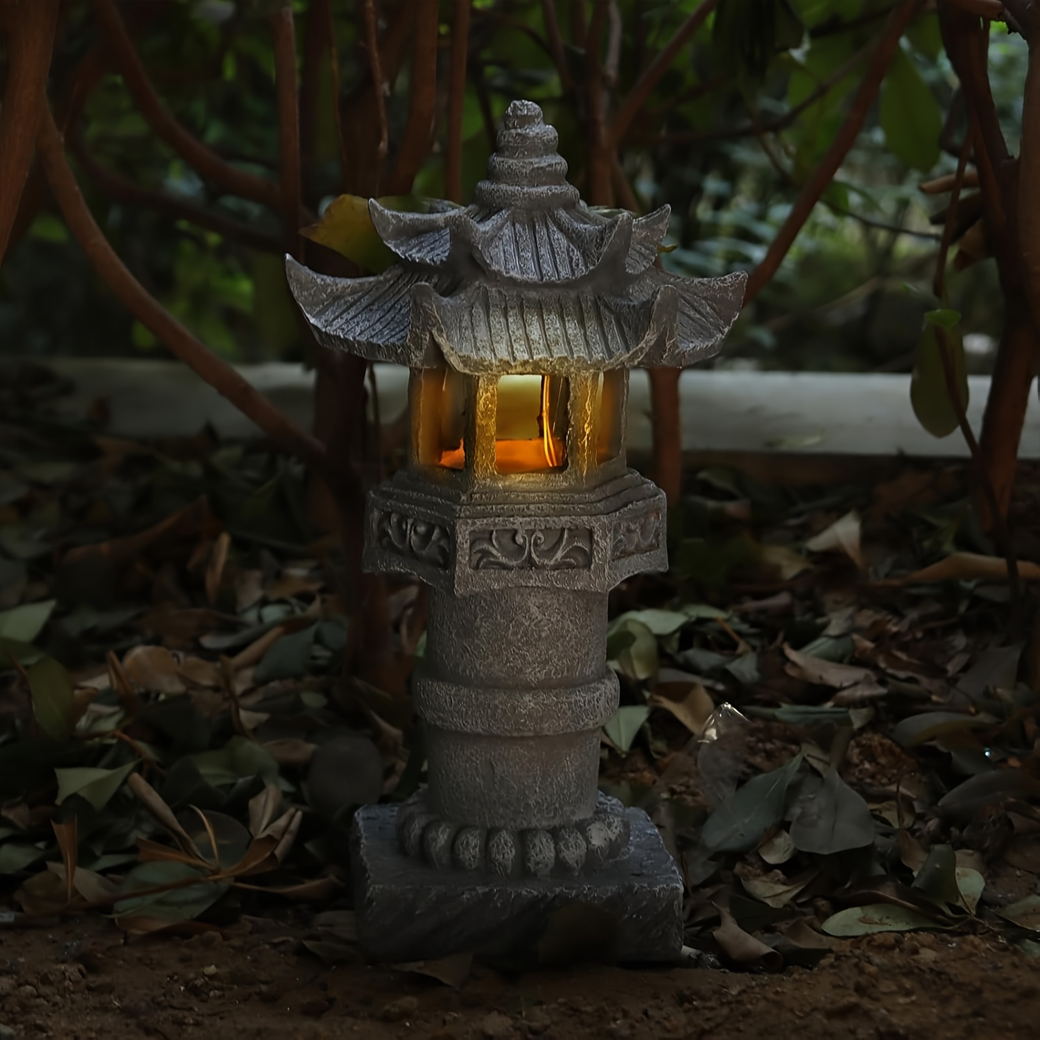 Solar Pagoda Light IPX4, Japan - Outdoor Zen Lighting 评论和价格