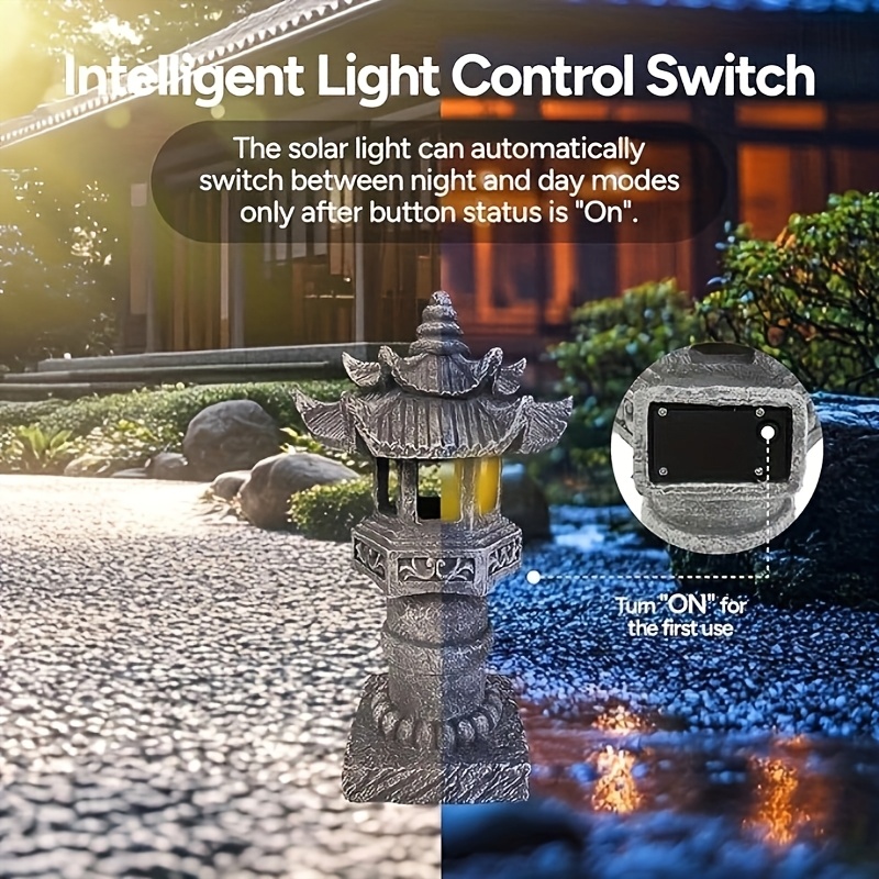 Solar Pagoda Light IPX4, Japan - Outdoor Zen Lighting 评论和价格