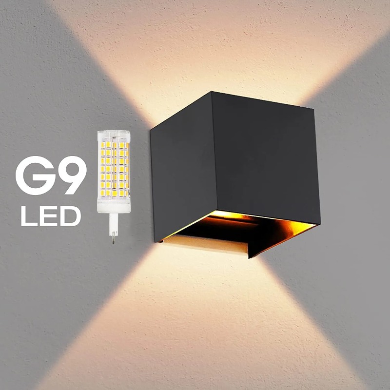 Modern LED Wall Lamp Waterproo - Outdoor Lighting Glass Replacement 评论和价格