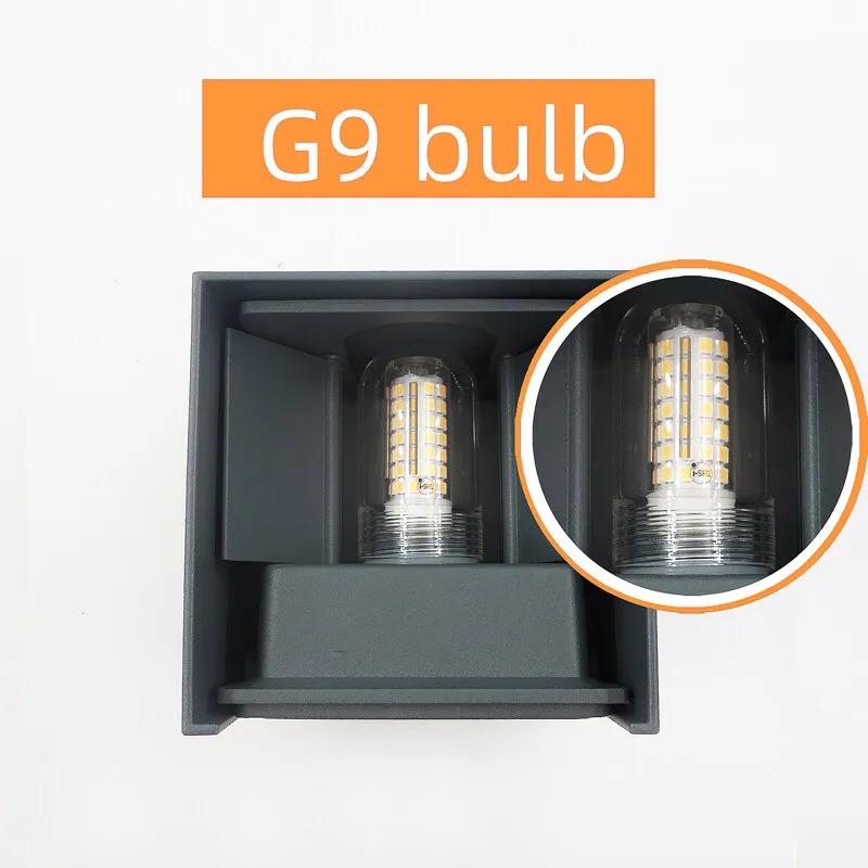 Modern LED Wall Lamp Waterproo - Outdoor Lighting Glass Replacement 评论和价格