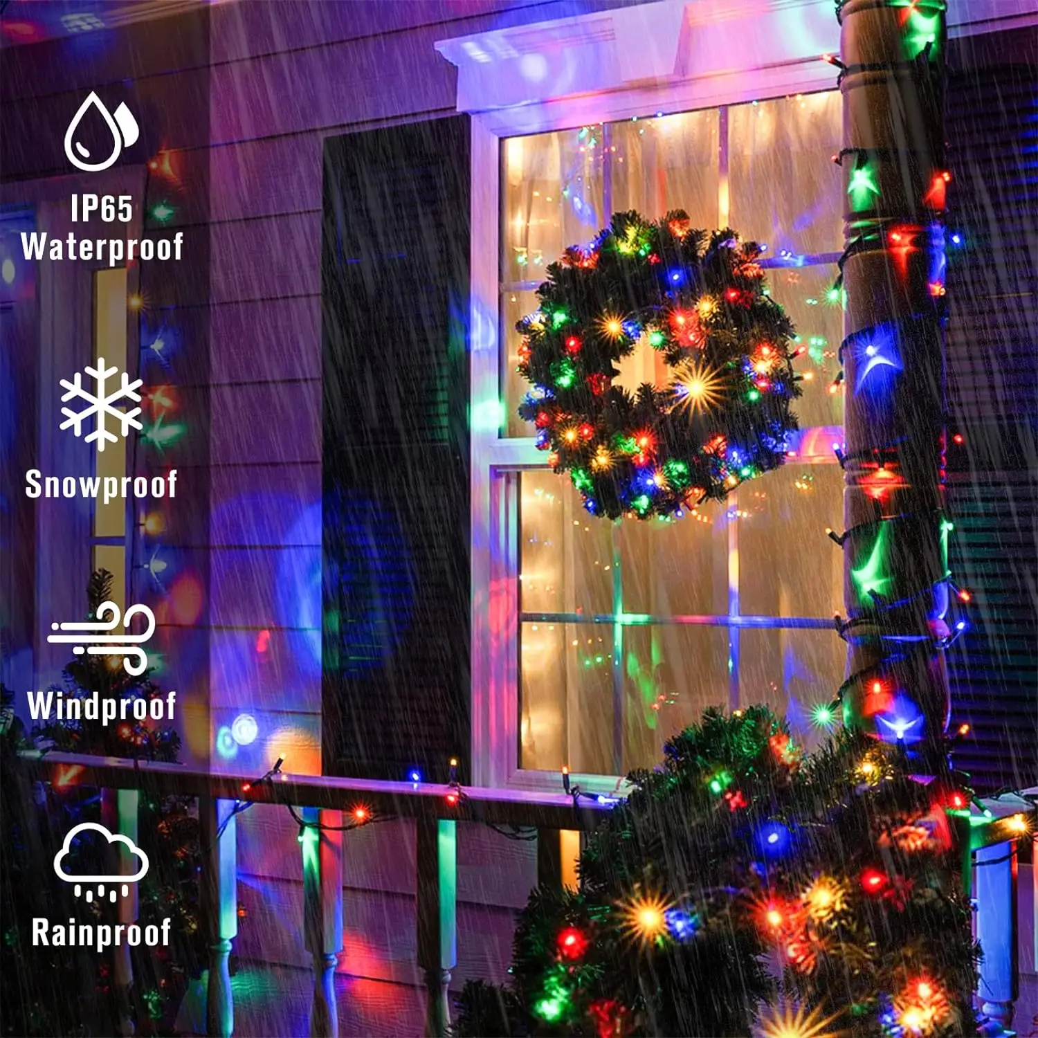 LED Solar Light String 8 Funct - Outdoor Lighting Driveway 评论和价格