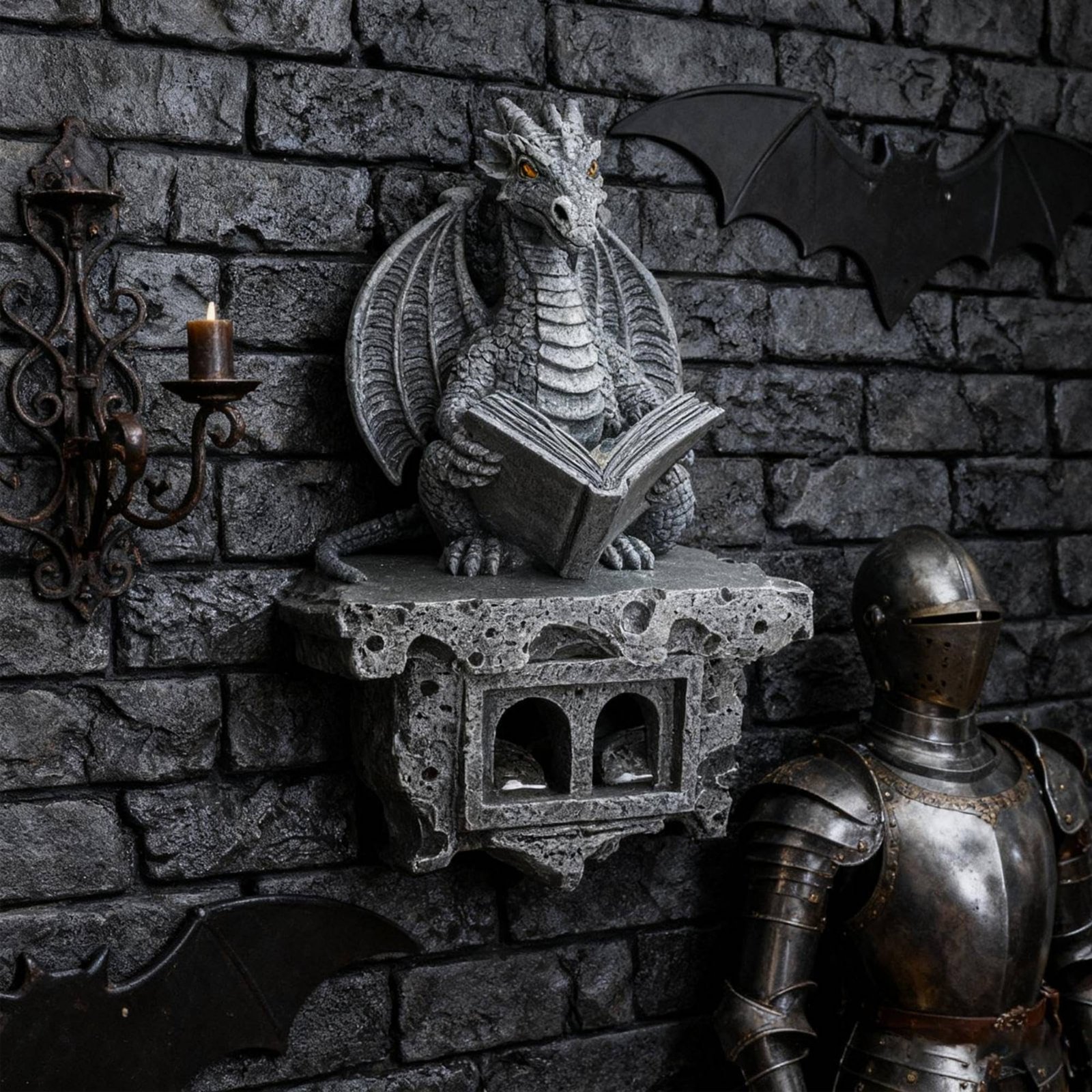 Solar Wyvern Wall Shine Auto O - Wall Lighting Outdoor 评论和价格