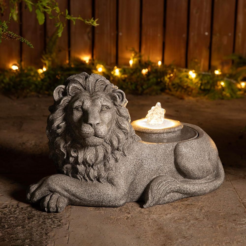 Outdoor ountain with Lights &  - Outdoor Zen Lighting 评论和价格
