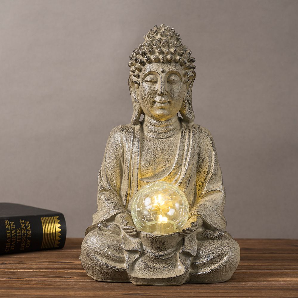 Vilead 27.5cm Resin Buddha Sta - Outdoor Zen Lighting 评论和价格