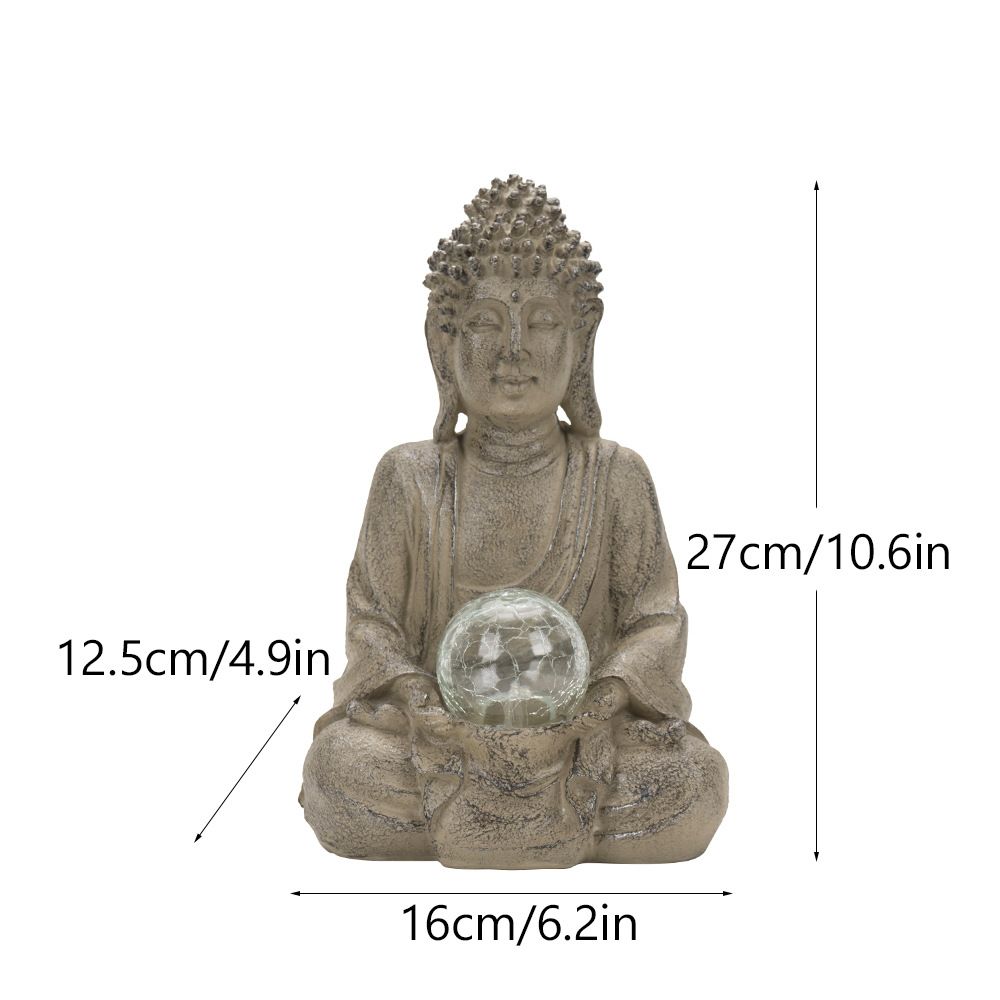 Vilead 27.5cm Resin Buddha Sta - Outdoor Zen Lighting 评论和价格