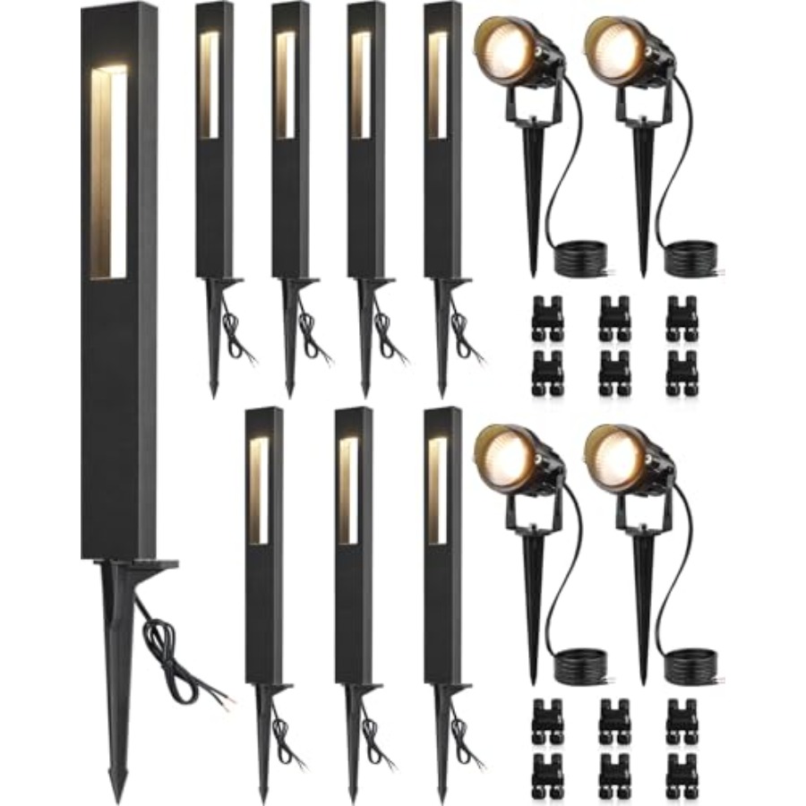 12-Pack Low Voltage Pathway Li - Outdoor Lighting Low Voltage 评论和价格
