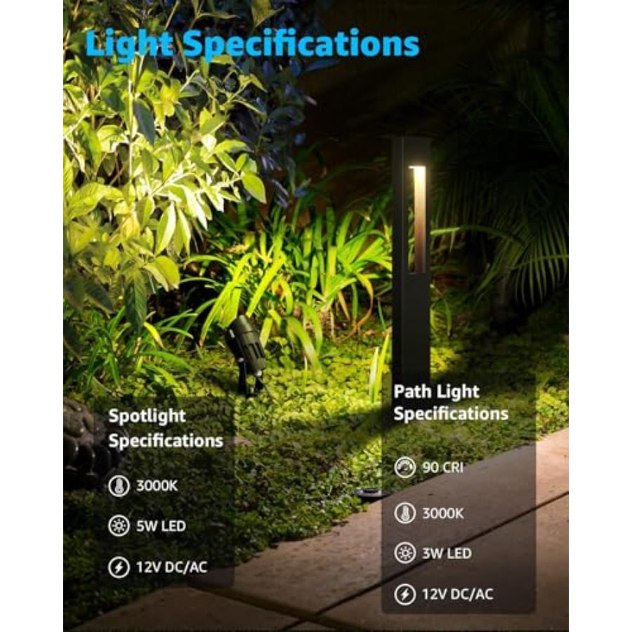 12-Pack Low Voltage Pathway Li - Outdoor Lighting Low Voltage 评论和价格