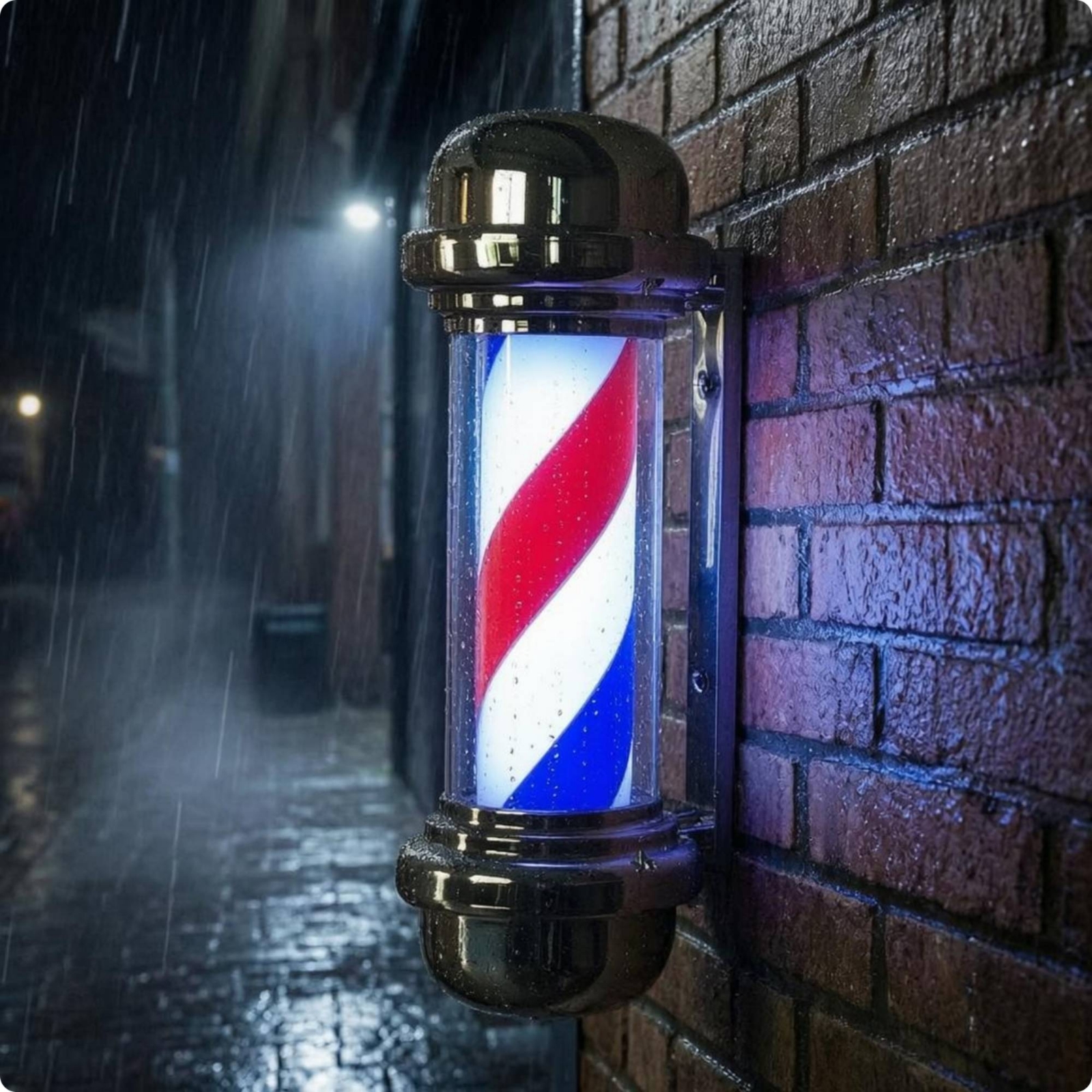 LED Barber Pole Transparent Co - Wall Lighting Outdoor 评论和价格