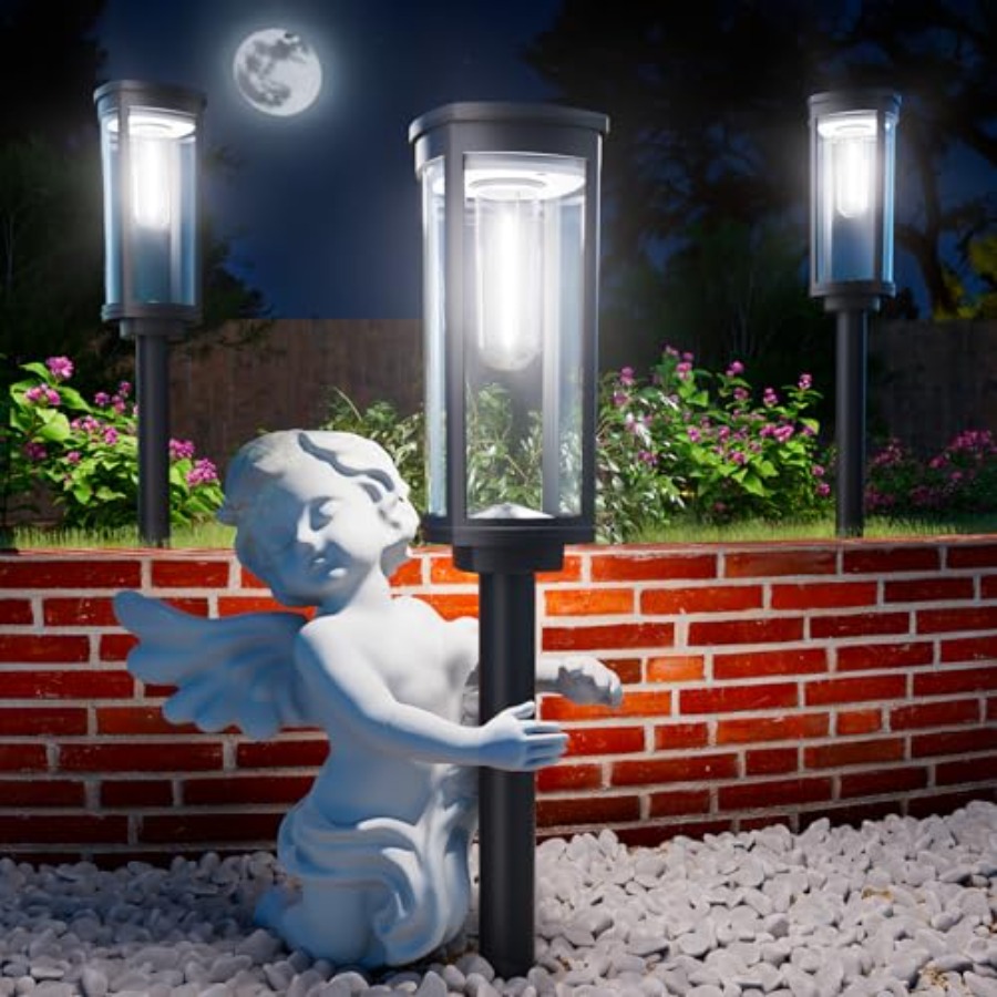 Solar Pathway Lights Outdoor P - Outdoor Lighting Driveway 评论和价格