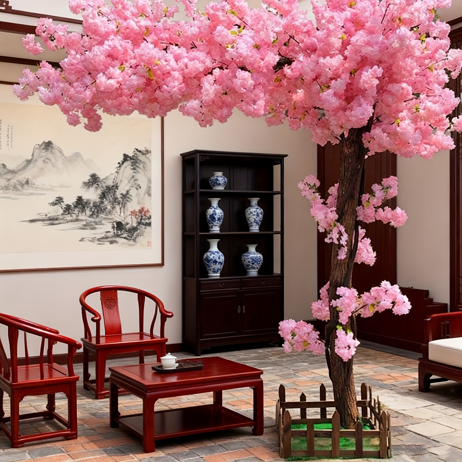 Artificial Cherry Blossom Tree - Outdoor Lighting For Home 评论和价格