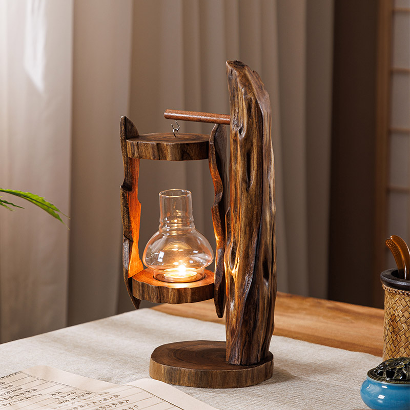 Log Wind Lamp Creative Candles - Outdoor Zen Lighting 评论和价格