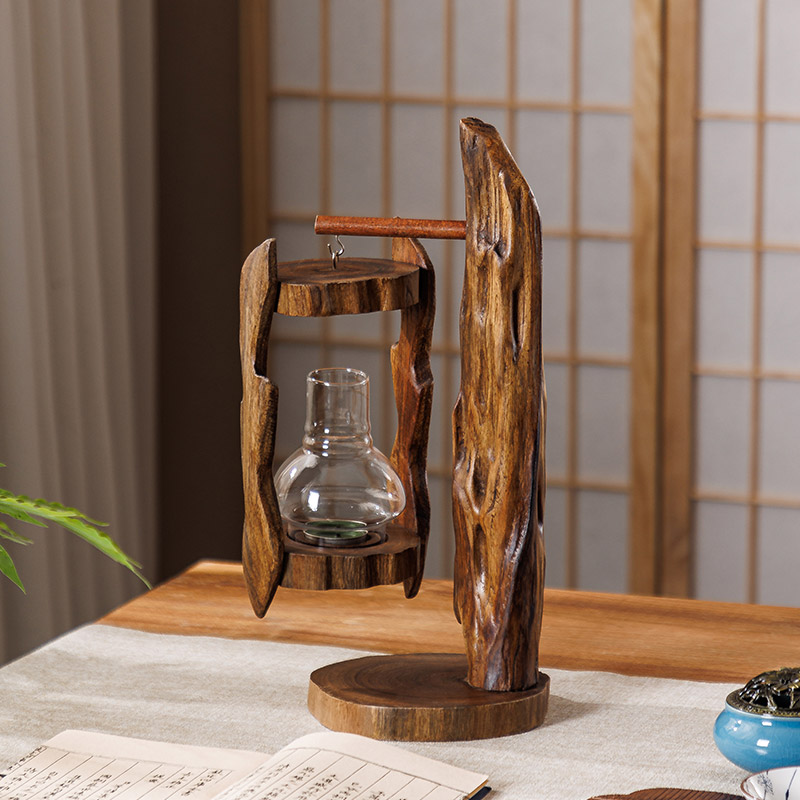 Log Wind Lamp Creative Candles - Outdoor Zen Lighting 评论和价格