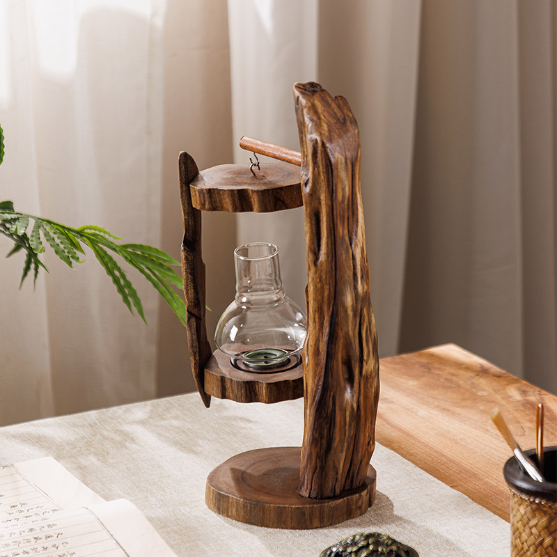 Log Wind Lamp Creative Candles - Outdoor Zen Lighting 评论和价格